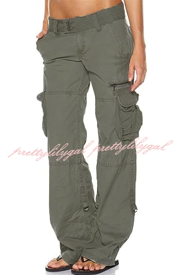 Women's Tactical Active Loose Multi-Pockets Cargo Pants