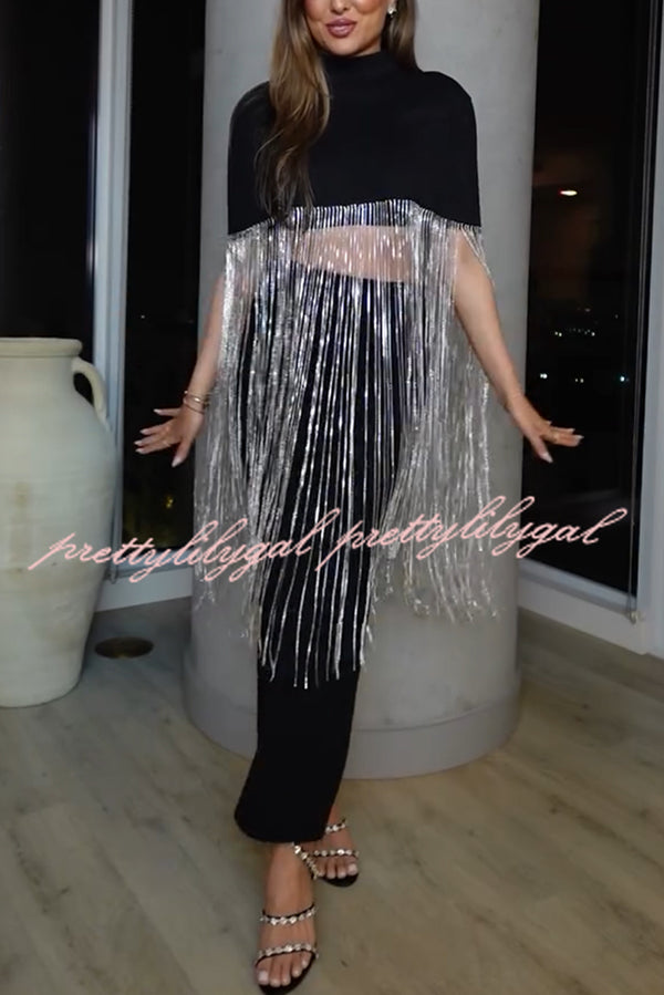 New Level High Waist Side Zipper Slit Midi Skirt