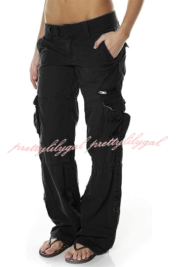 Women's Tactical Active Loose Multi-Pockets Cargo Pants