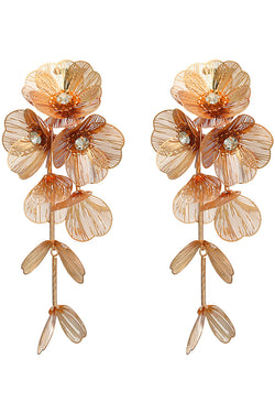 Alloy Flower Earrings