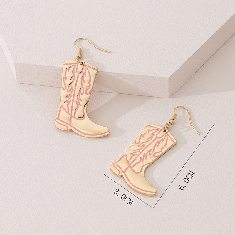 Boots Drop Earrings