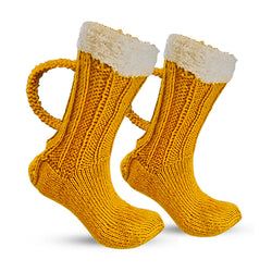 3d Beer Mug Socks Knitted Stockings Cute Unisex