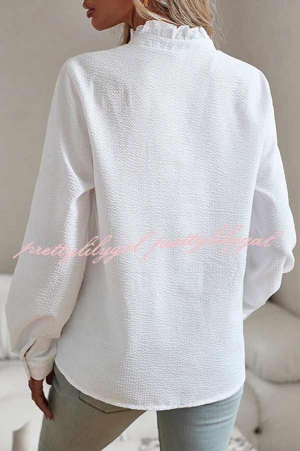 Temperament Commuter Buttoned Long Sleeve Shirt