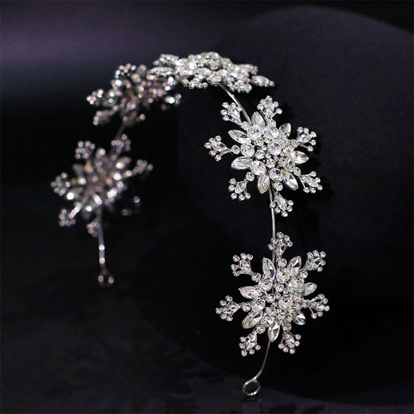 Snowflake Shape Headband Elegant Headwear