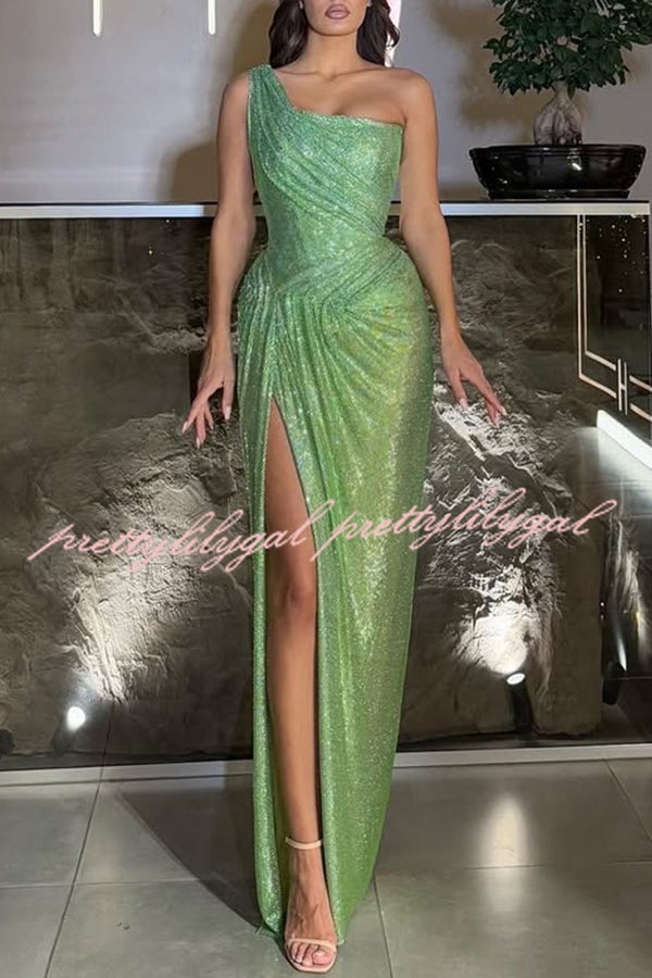 pleated drape dress GOLD SATIN SILK DRESS WITH TWISTED CROSS AND PLEATED DRAPE | CULT MIA
