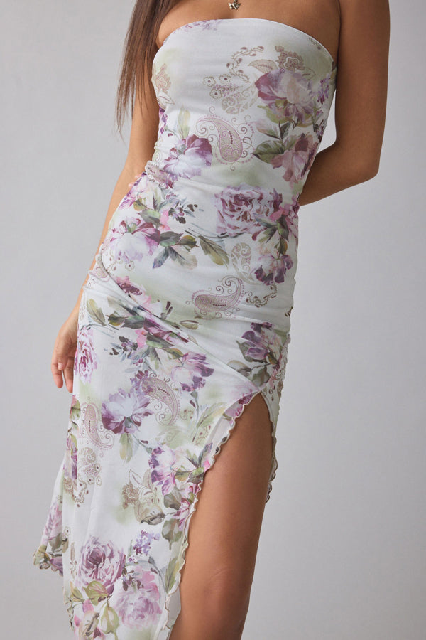 maxi knee length dresses Designer Knee Length Maxi Dress XS / 60 Inches