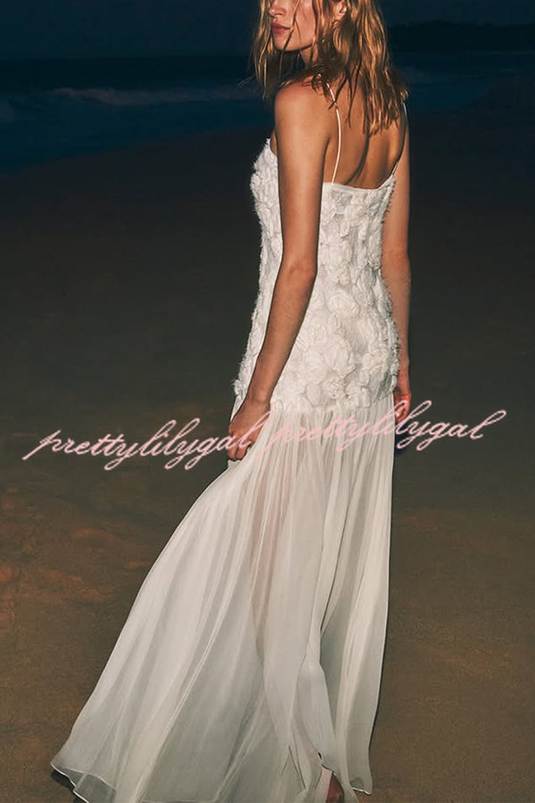 white christmas dresses Elegant High Low Chiffon Dress for Girls Formal Party Wear
