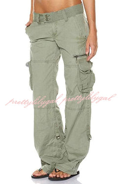 Women's Tactical Active Loose Multi-Pockets Cargo Pants