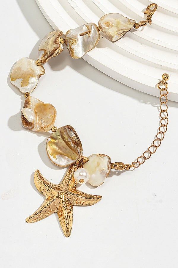 Resort Style Summer Starfish Shell Pearl Jewelry