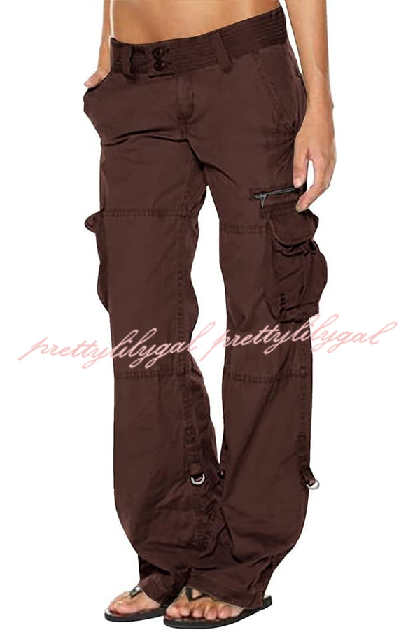 Women's Tactical Active Loose Multi-Pockets Cargo Pants