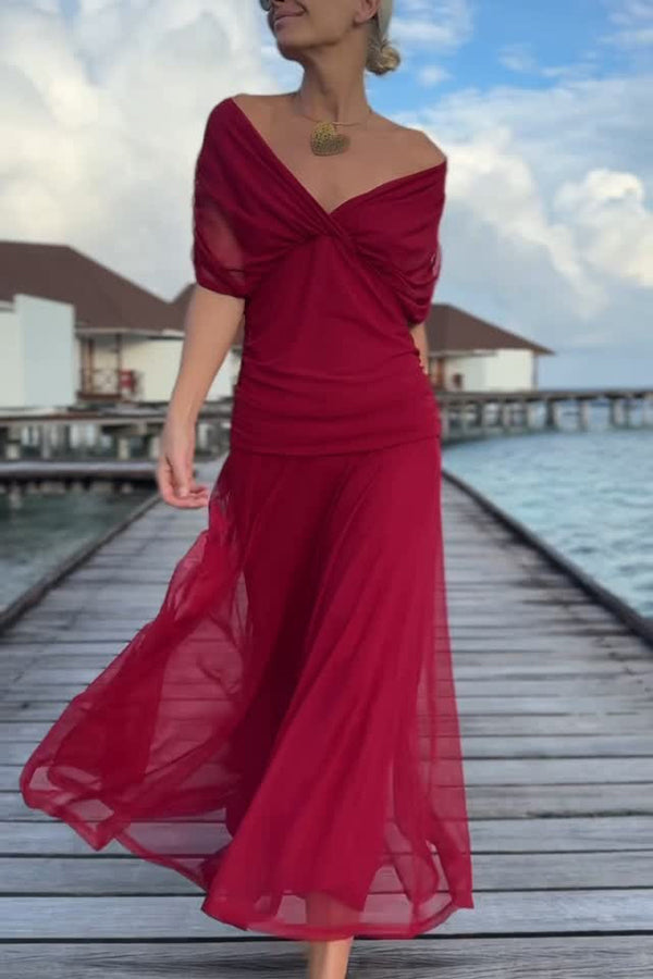 holiday mesh dress Holiday in the sun- mesh Dress Miss Londyn