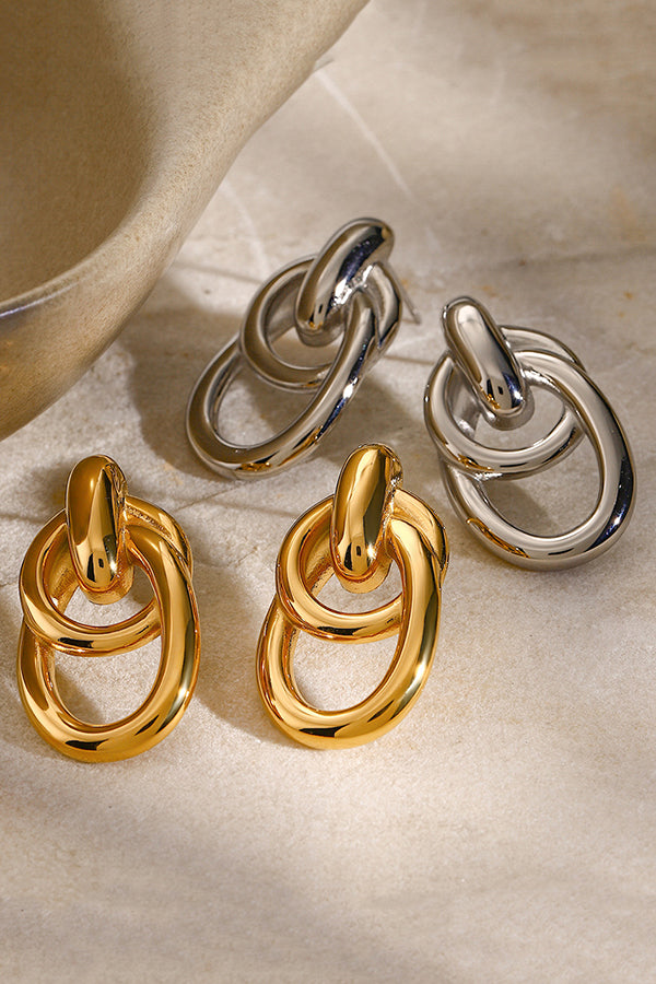 Simple Vintage Wrap Hoop Earrings