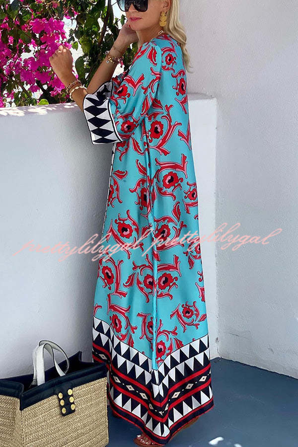 First Bloom Vacation Bohemia Maxi Dress