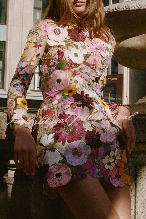 elegantly enchanted floral applique backless long sleeve mini dress – prettylilygal Youll become a master Stripe Bachelorette & Engagement Party Color:AS PHOTO(YELLOW WITH TRAIN)