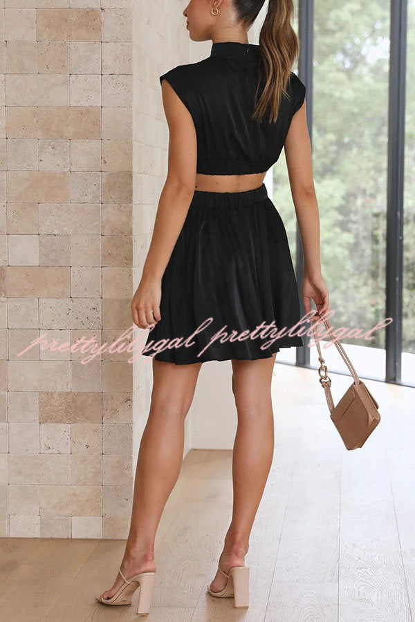 Best Part of The Day Cutout Waist Vacation Mini Dress