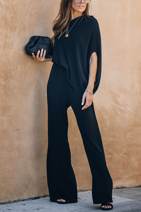 Recipe for Success One Shoulder Jumpsuit