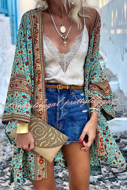 All I Want Floral Kimono Cover-up