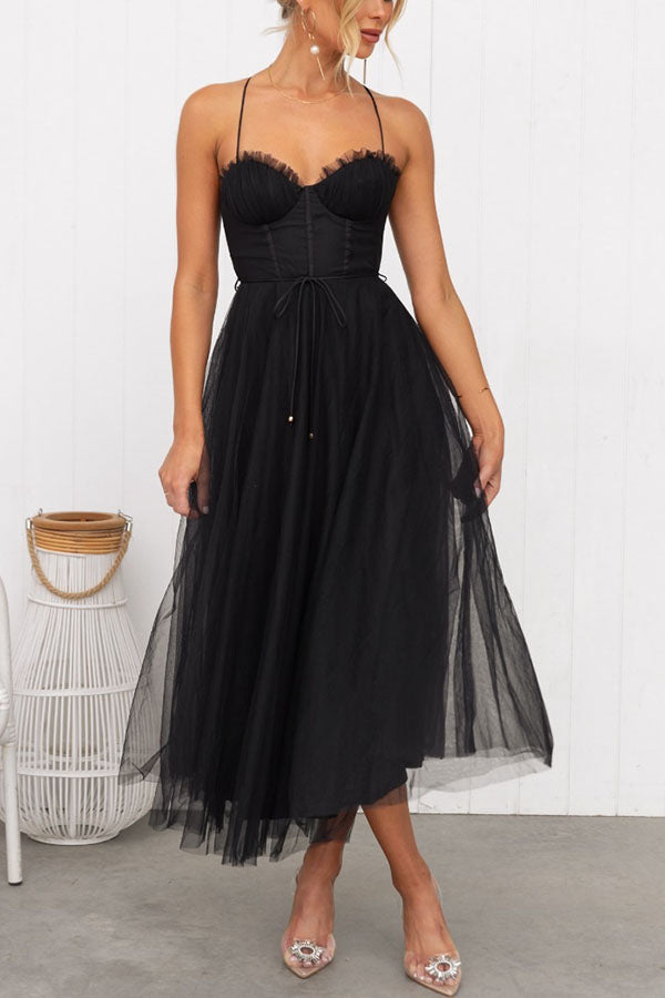 Modern-day Princess Chiffon Suspenders Party Maxi Dress Modern-day Princess Chiffon Suspenders Party Maxi Dress