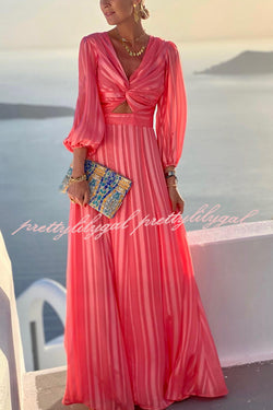 Enjoy The Sunshine Cross Front Maxi Dress