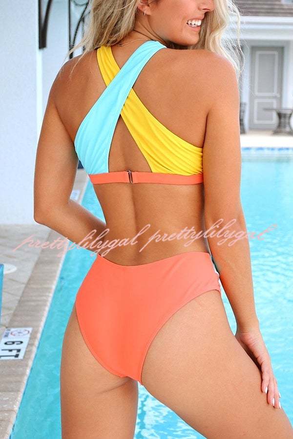 Highlight My Life Halter Neck Bikini Swimsuit